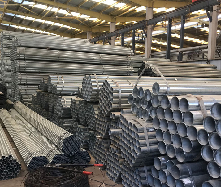 甘南q235b热镀锌带钢管